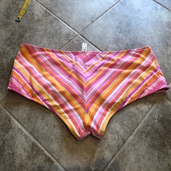 Banana Republic striped hipster cheeky bikini swim bot… - Picture 6 of 9